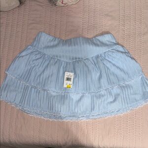 Light Blue Women's Skirt
